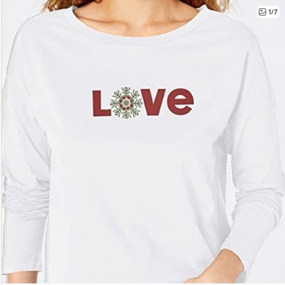 Life is Good LOVE White Sleep Shirt 💤
